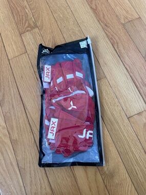 Jax Red and White Men's Baseball Gloves Size Large